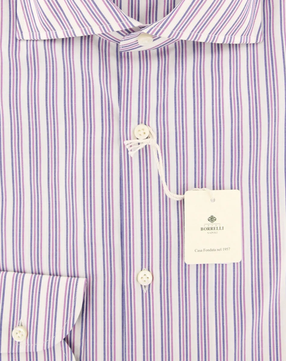 Luigi Borrelli Purple Shirt - Slim