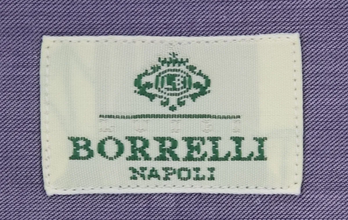 Luigi Borrelli Purple Shirt - Slim