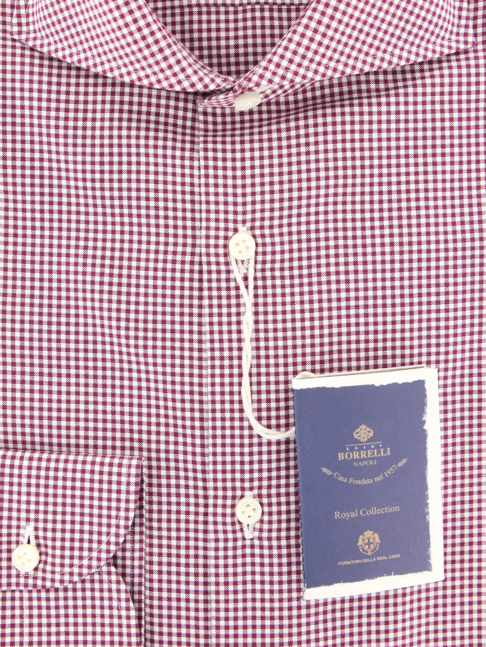 Luigi Borrelli Purple Shirt - Slim