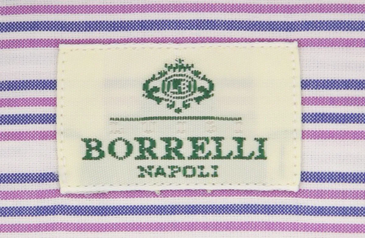Luigi Borrelli Purple Shirt - Slim