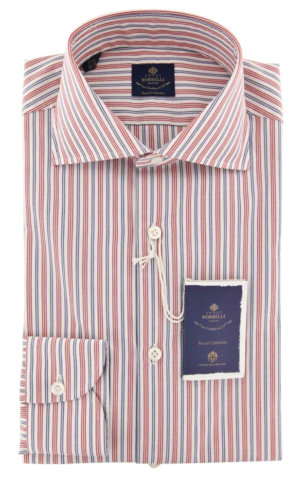 Luigi Borrelli Red Shirt - Slim