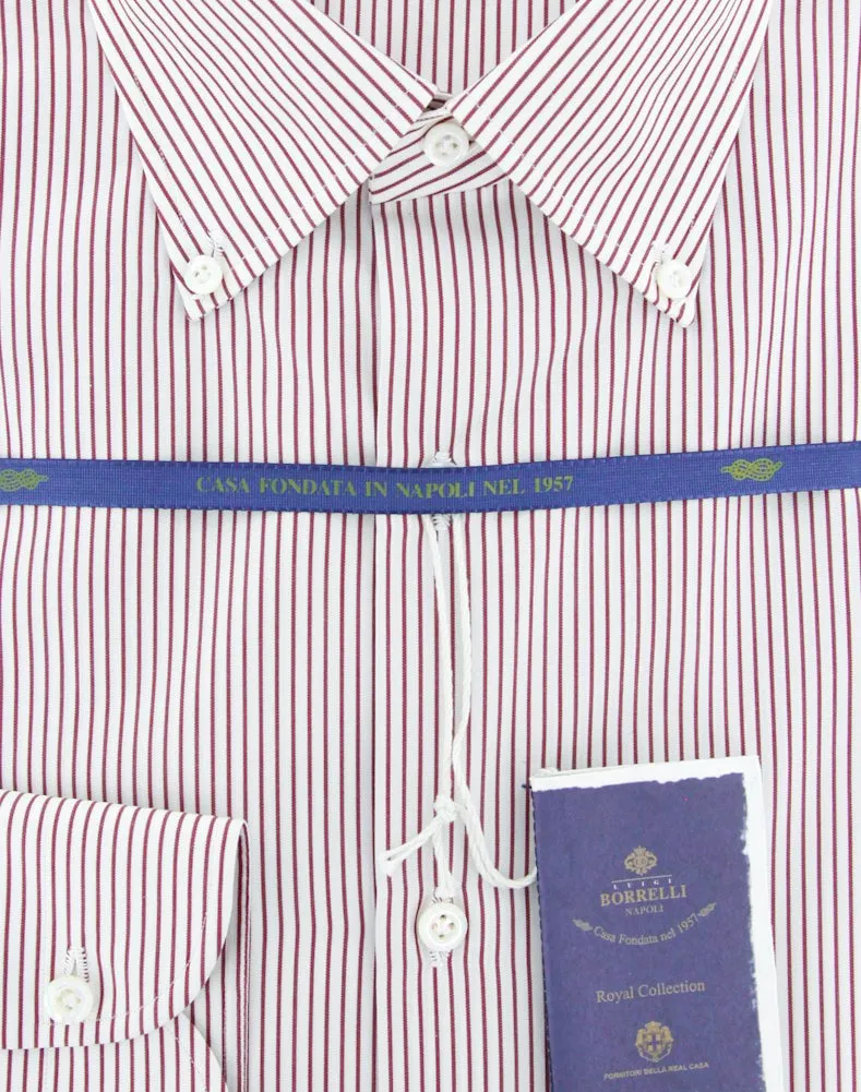 Luigi Borrelli Red Shirt - Slim