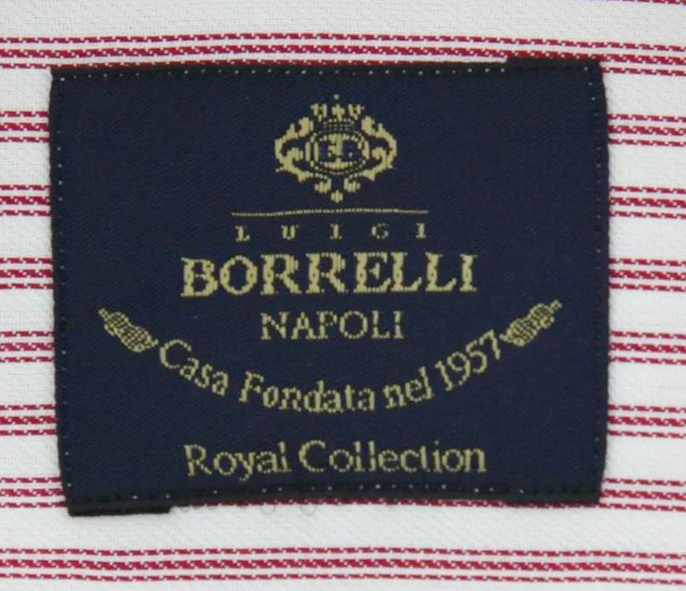 Luigi Borrelli Red Shirt - Slim