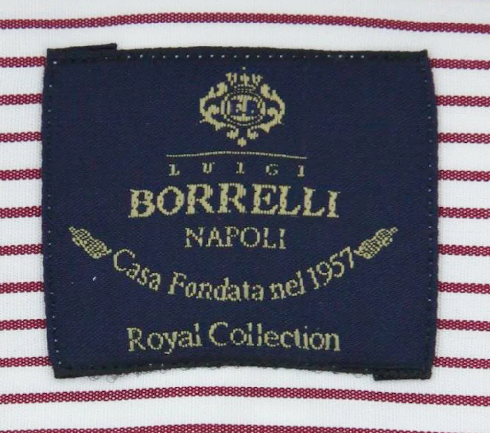 Luigi Borrelli Red Shirt - Slim
