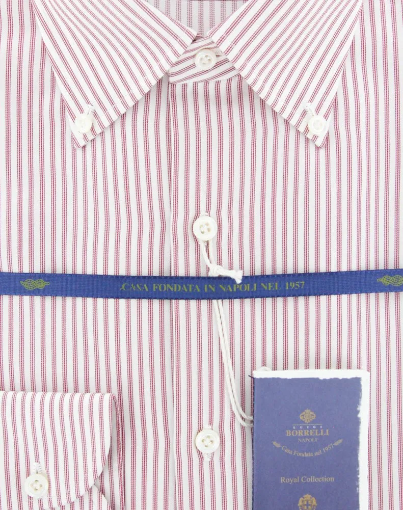 Luigi Borrelli Red Shirt - Slim