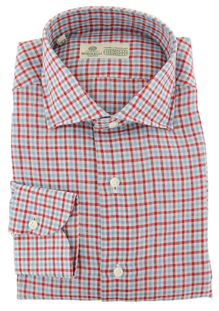 Luigi Borrelli Red Shirt - Slim