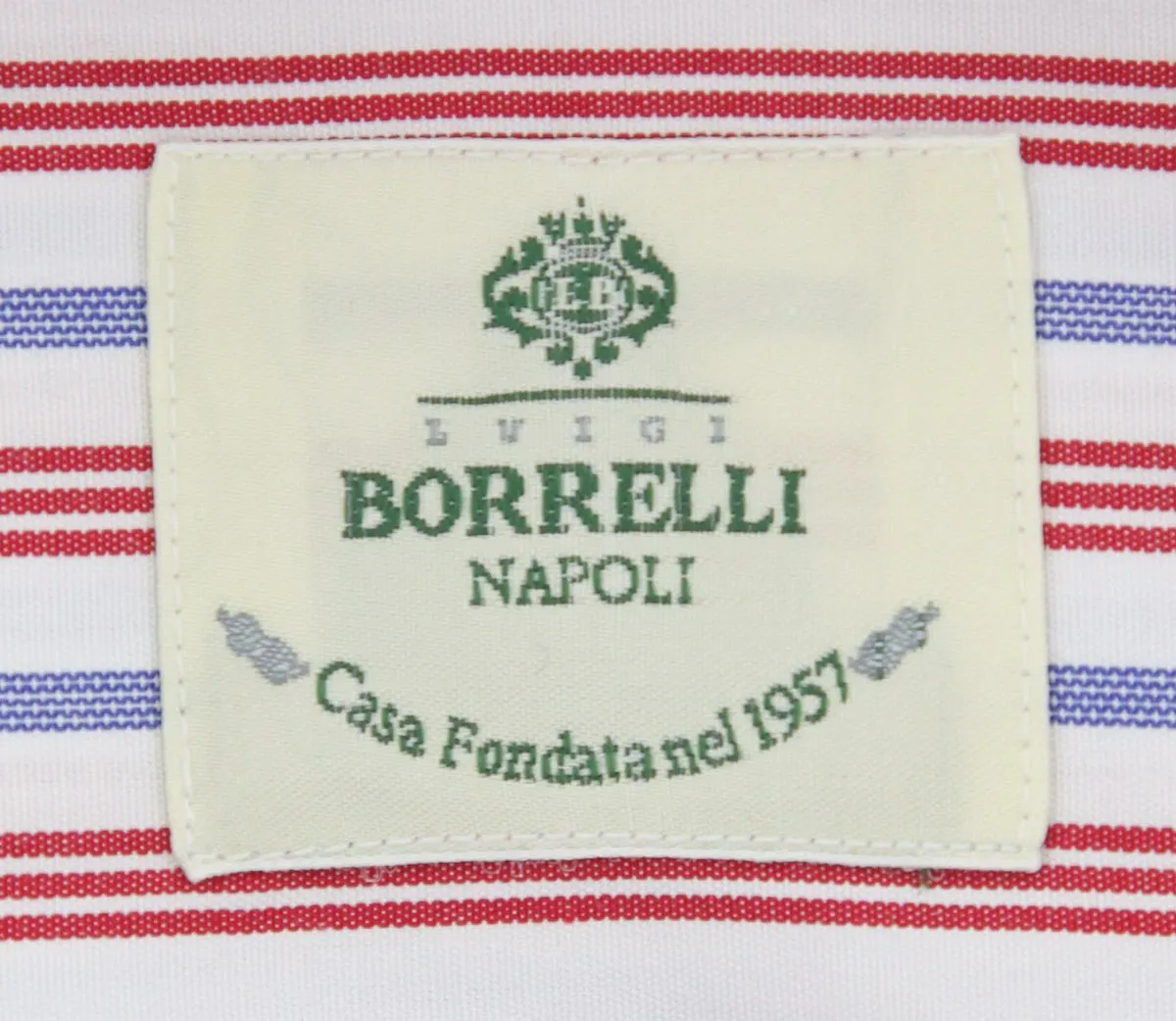 Luigi Borrelli Red Shirt - Slim