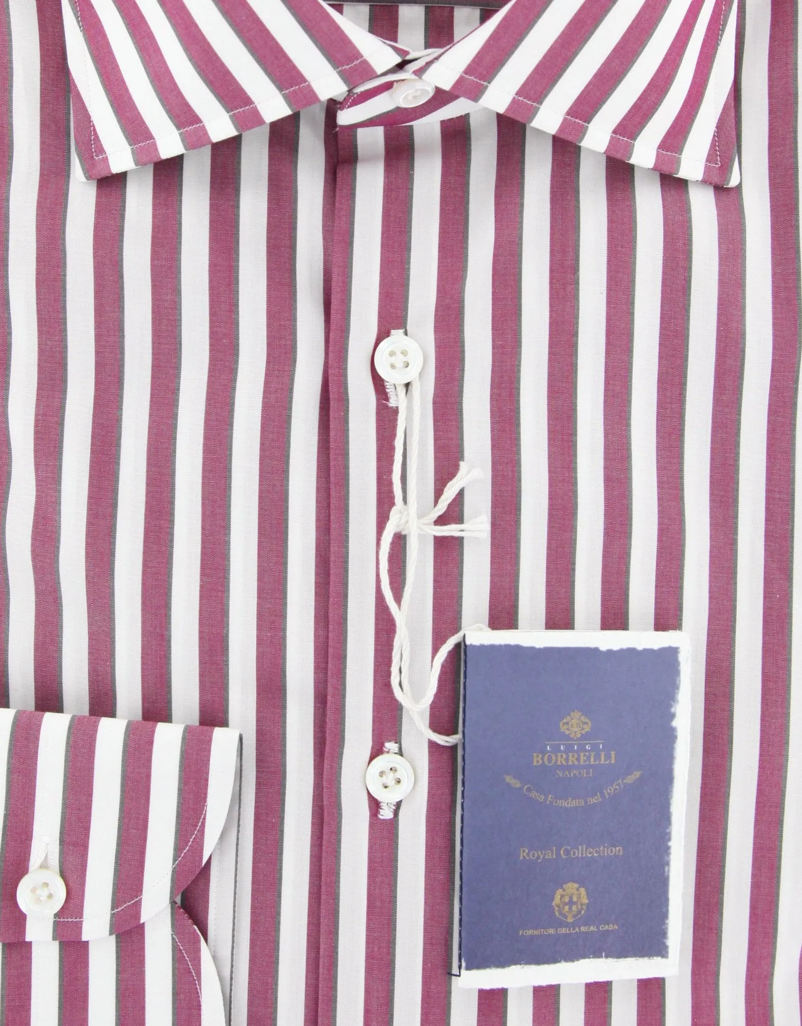 Luigi Borrelli Red Shirt - Slim
