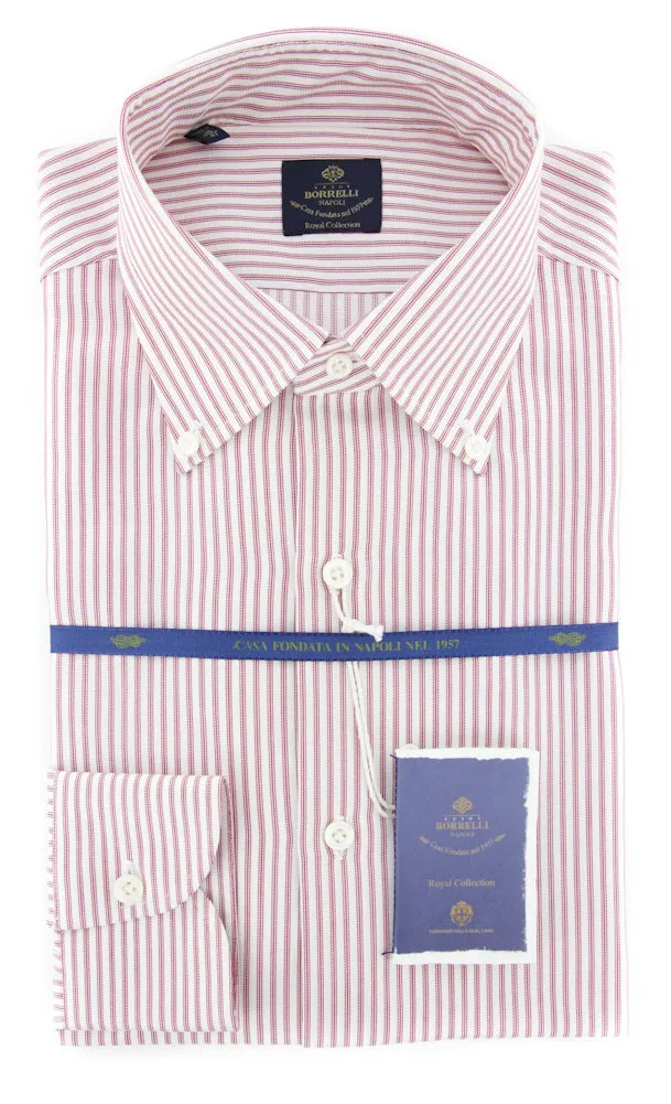 Luigi Borrelli Red Shirt - Slim