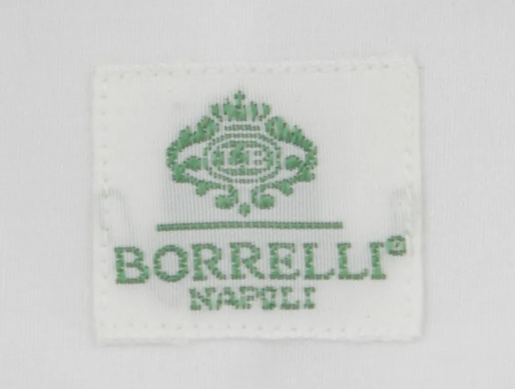 Luigi Borrelli White Tuxedo Shirt - Extra Slim