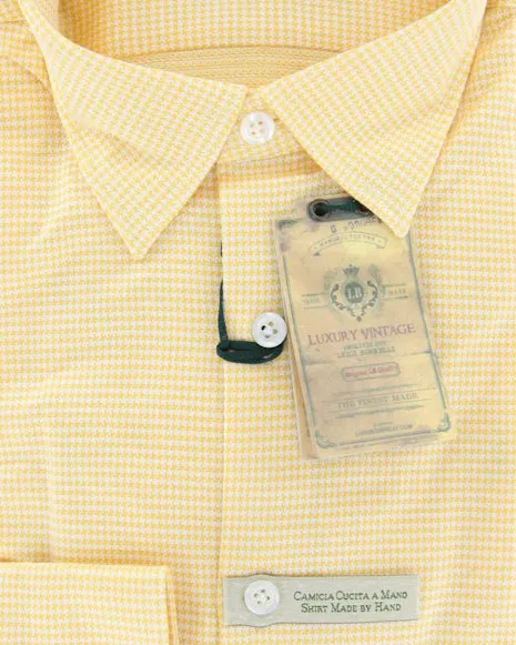 Luigi Borrelli Yellow Shirt – Size: M US / M EU