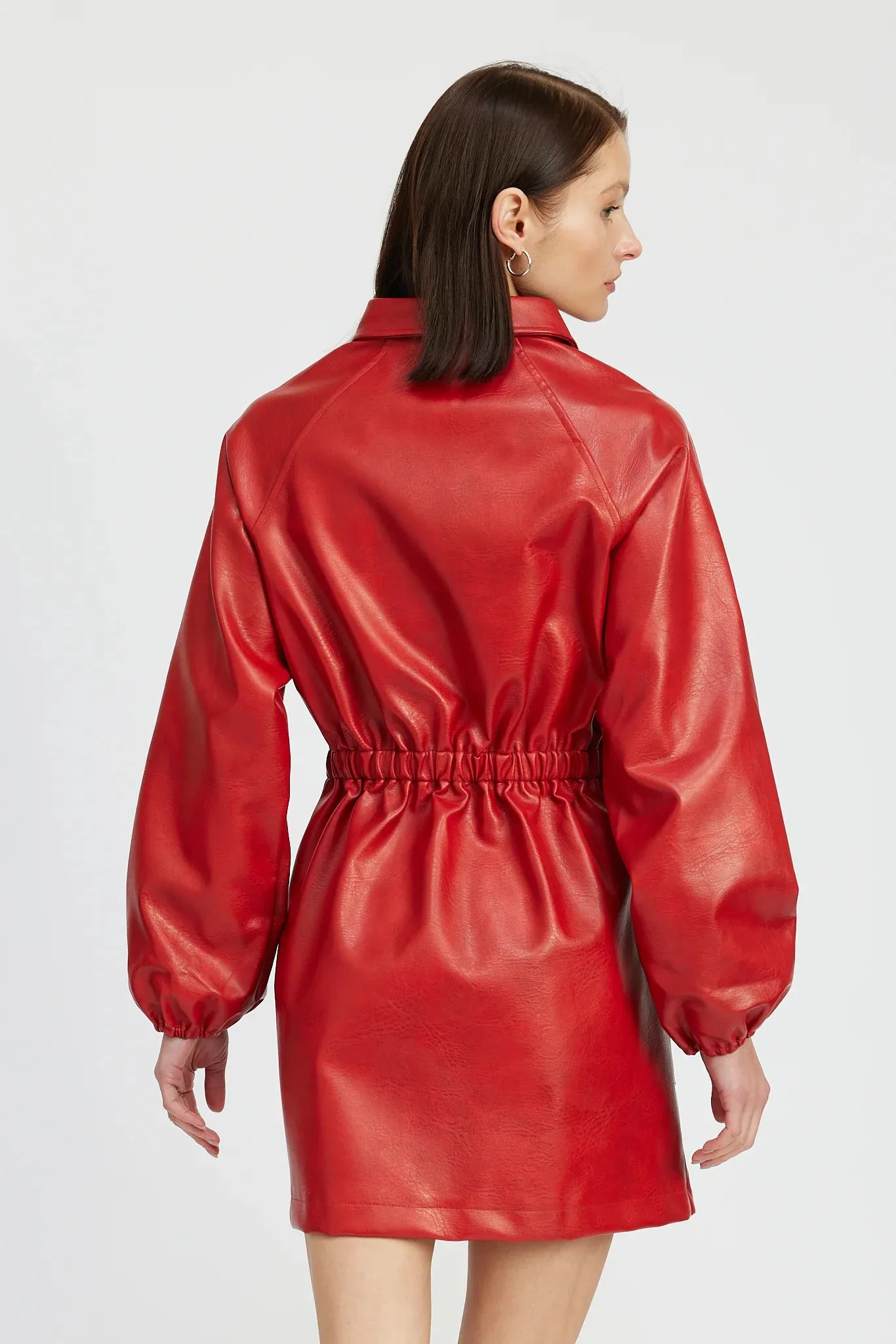 Margo Leather Mini Dress