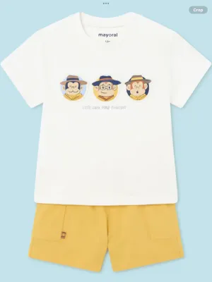 Mayoral shorts set summer 24.    01242106