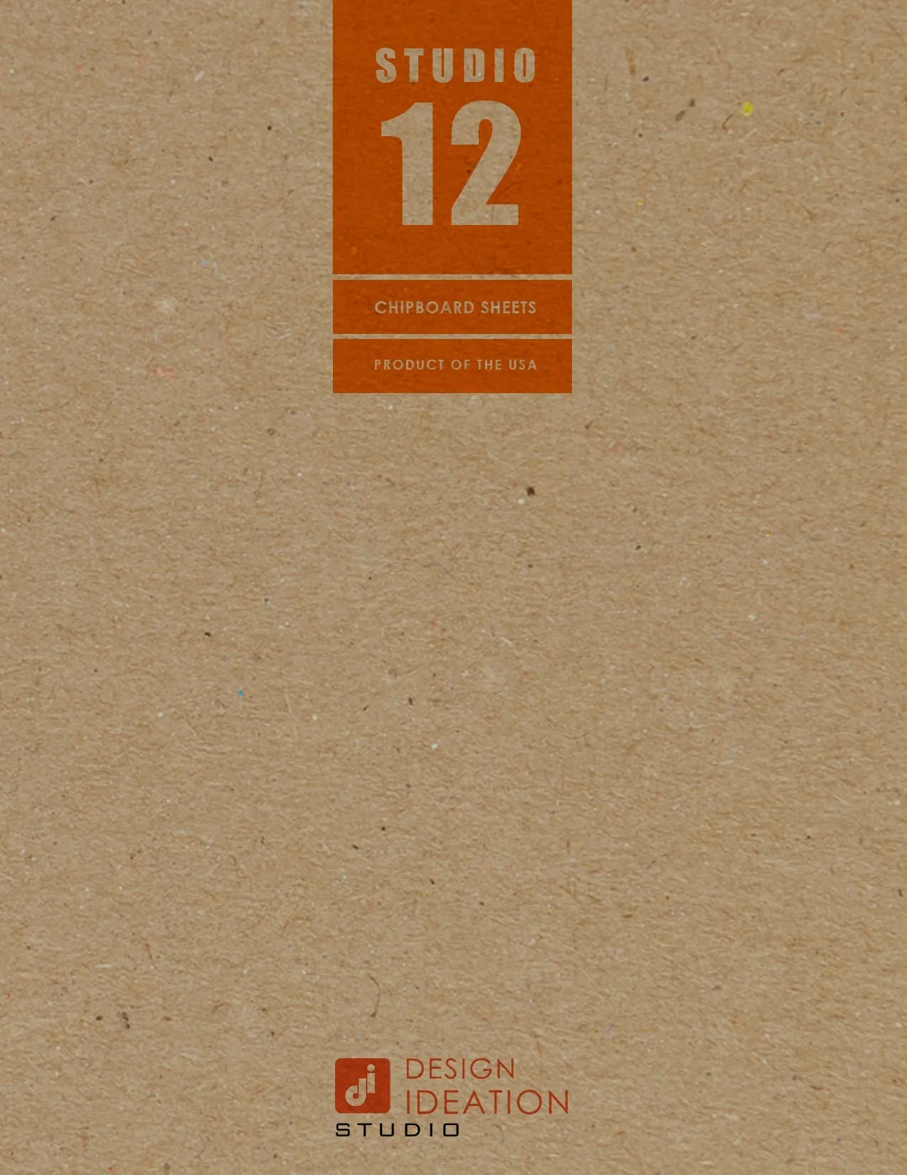 MEDIUM Chipboard Sheets. Economy Pack. STUDIO 12 brand. (9" x 12") (8 Sheets)