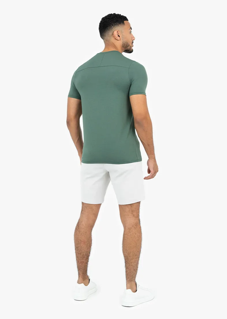 Men Adapt Shorts Classic Fit -8"R Stone