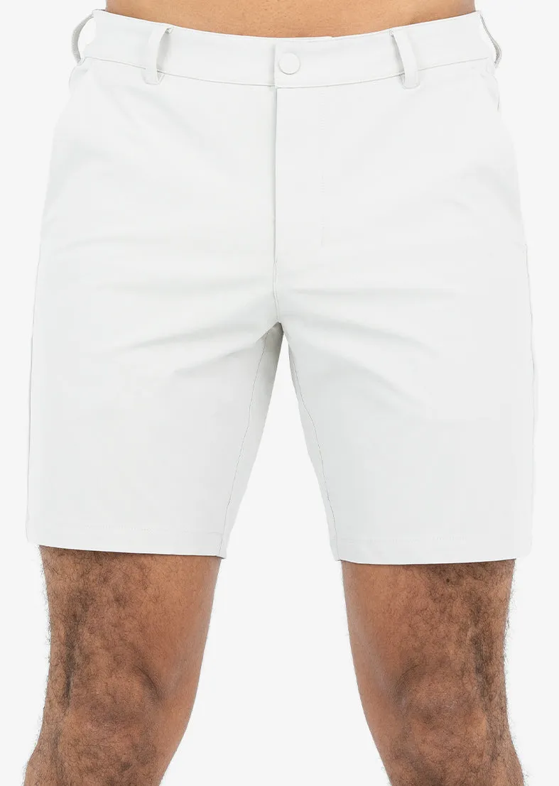 Men Adapt Shorts Classic Fit -8"R Stone