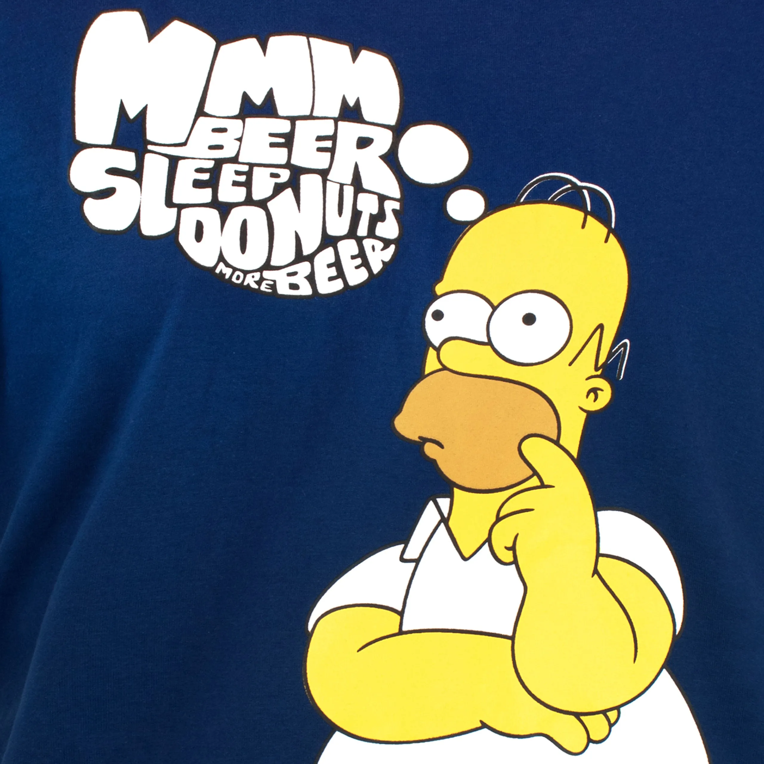 Mens Homer Simpson Short Pajamas