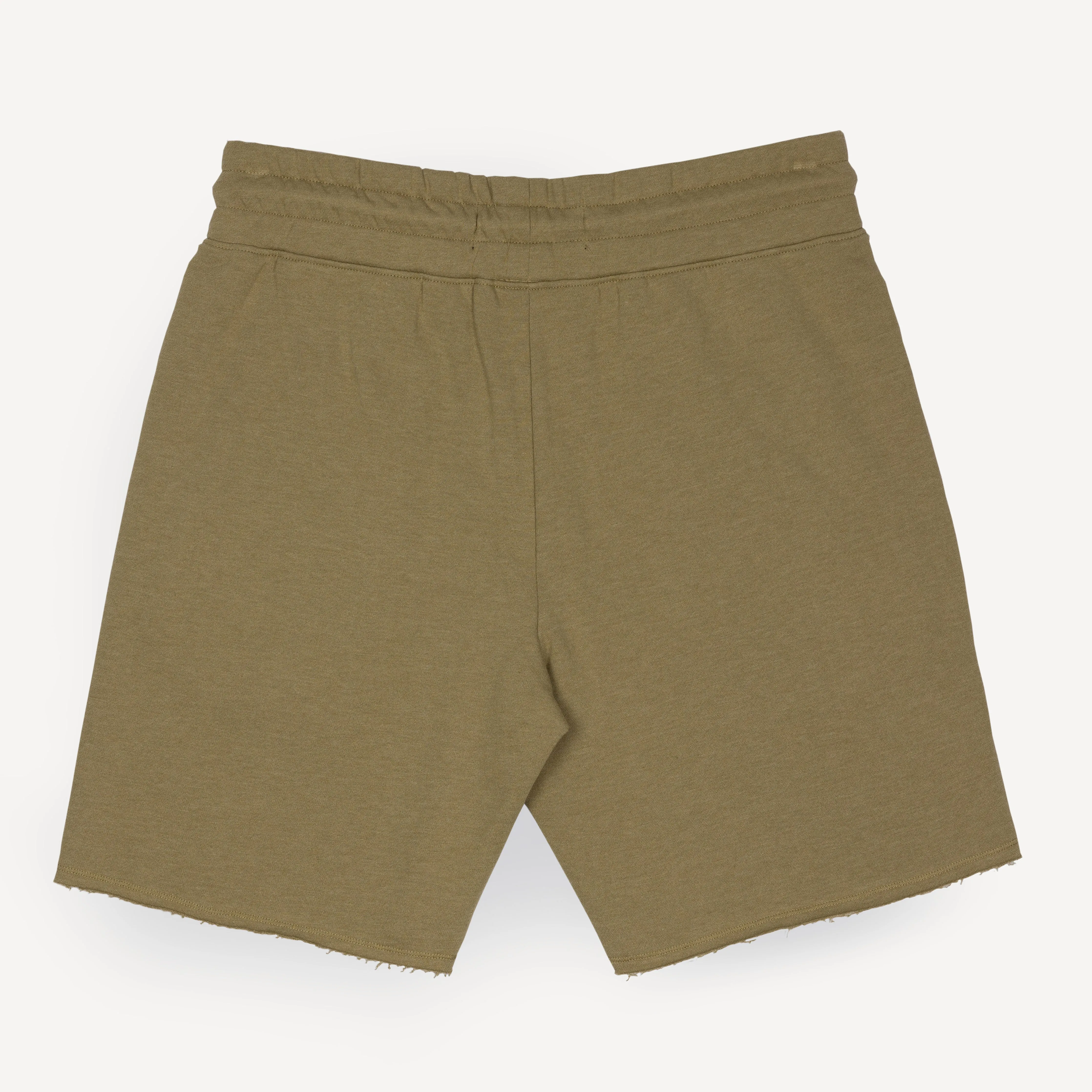 Mens Raw Edge Fleece Shorts - Boa
