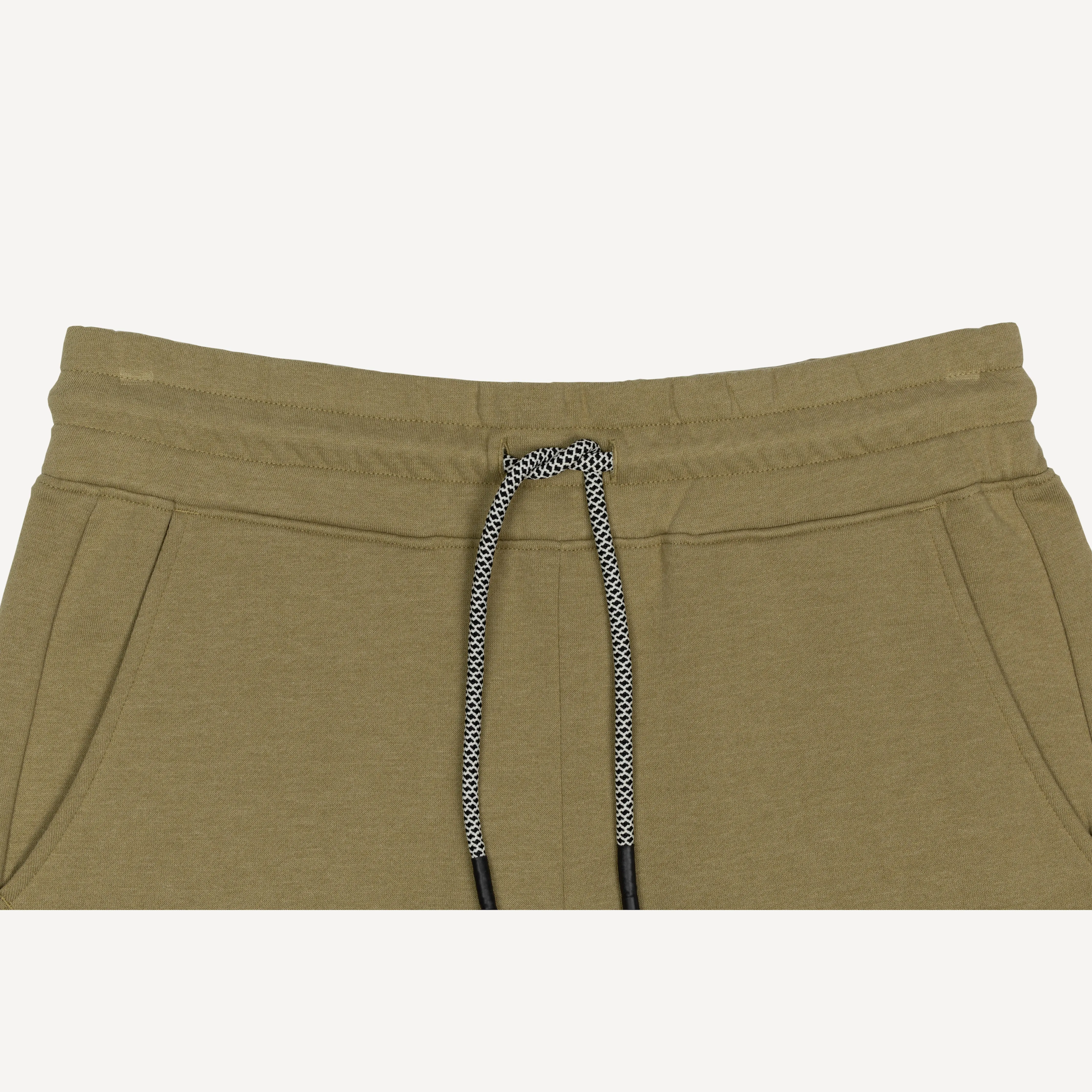 Mens Raw Edge Fleece Shorts - Boa
