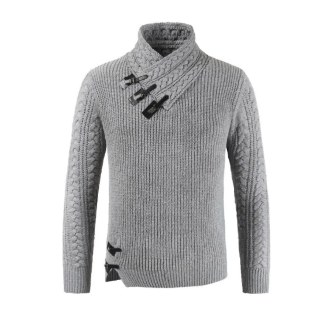 Men's Stylish Warm Knitted Sweater | Long