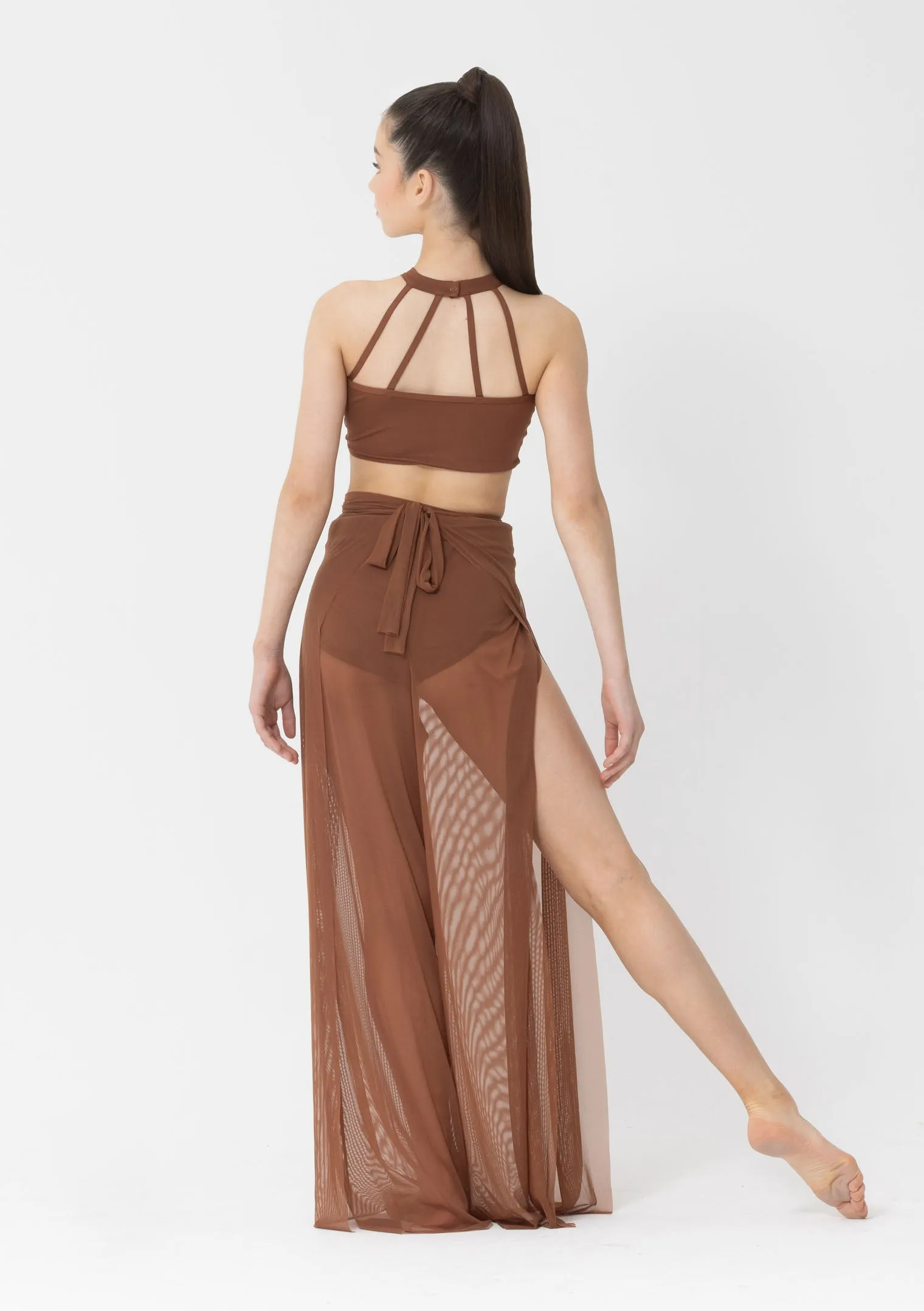 Mesh Wrap Pants