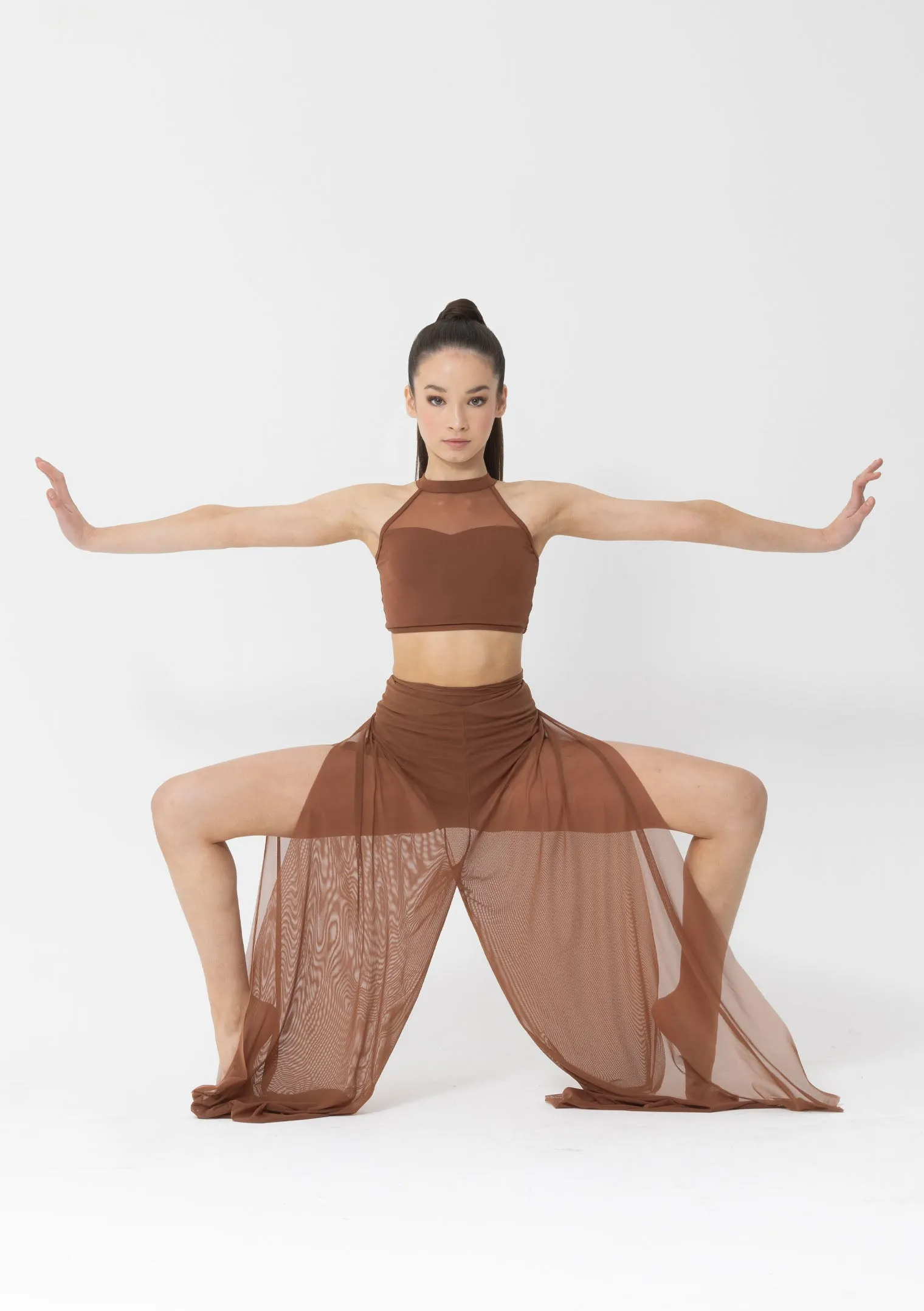 Mesh Wrap Pants