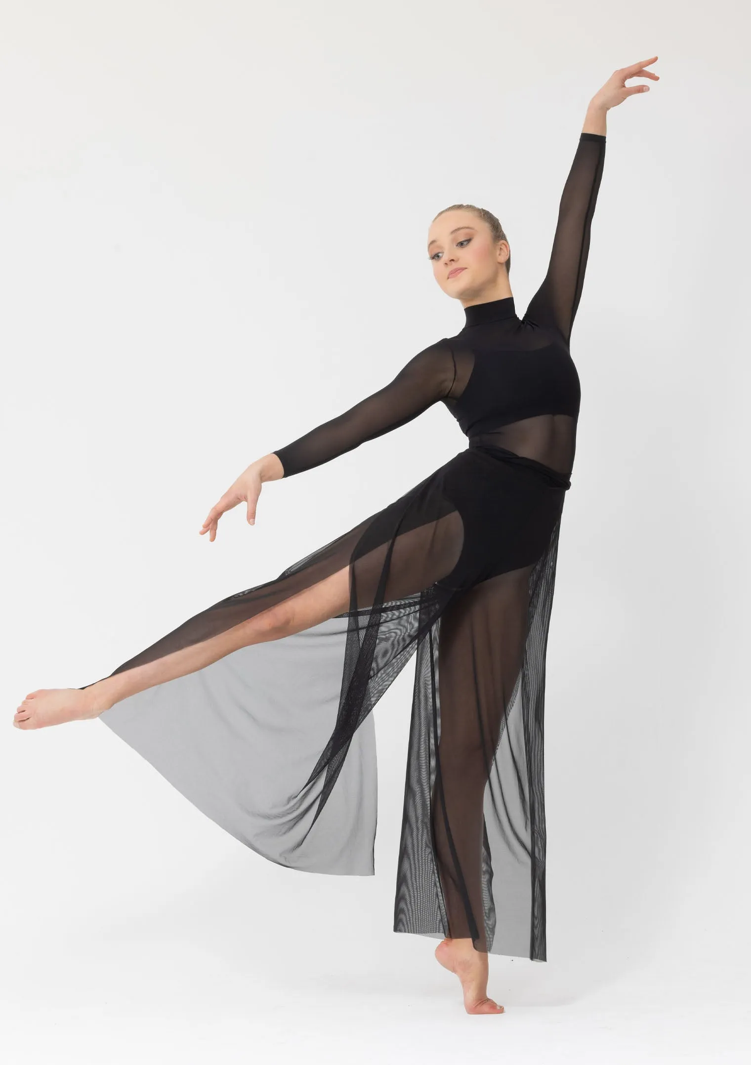 Mesh Wrap Pants
