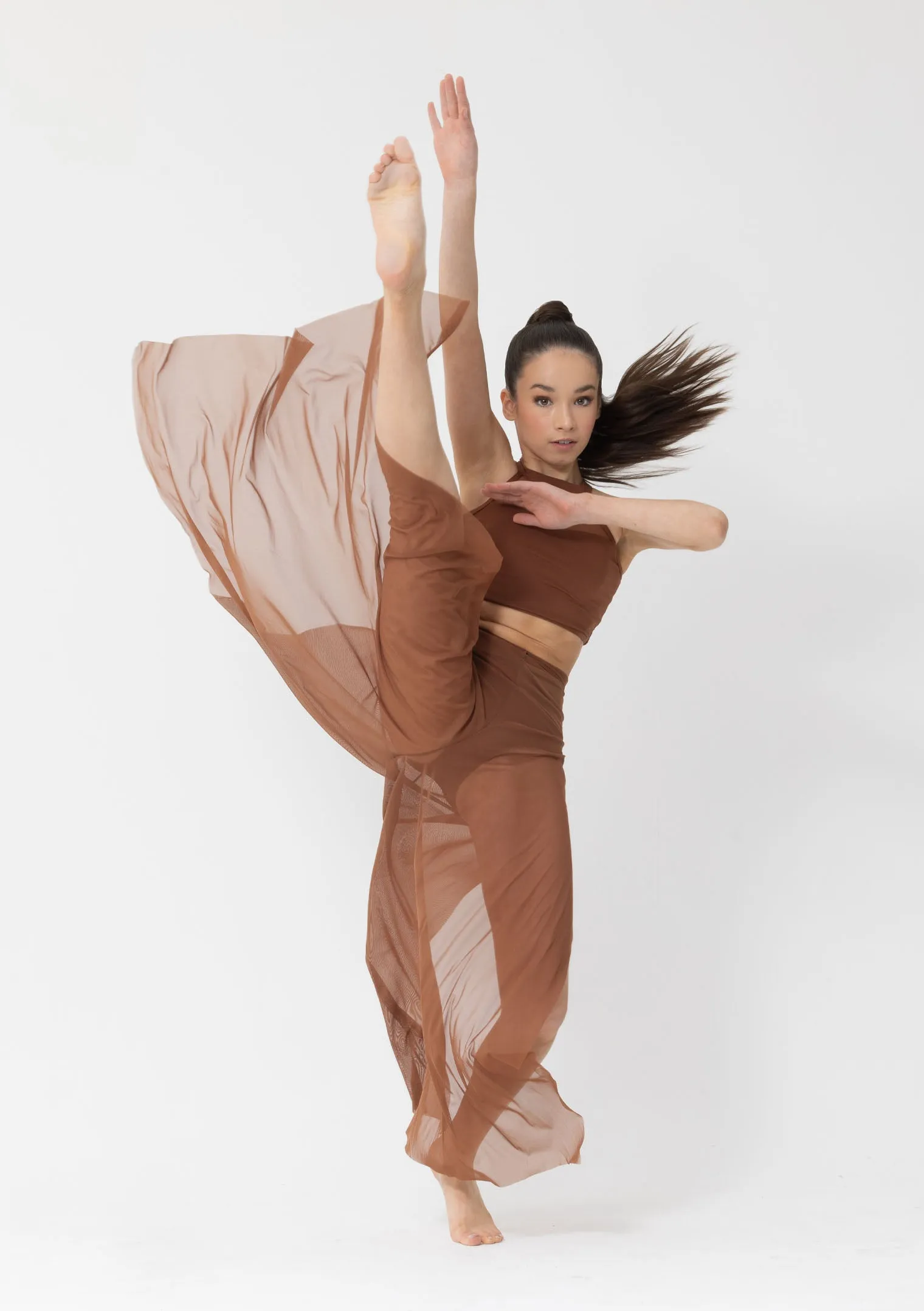 Mesh Wrap Pants