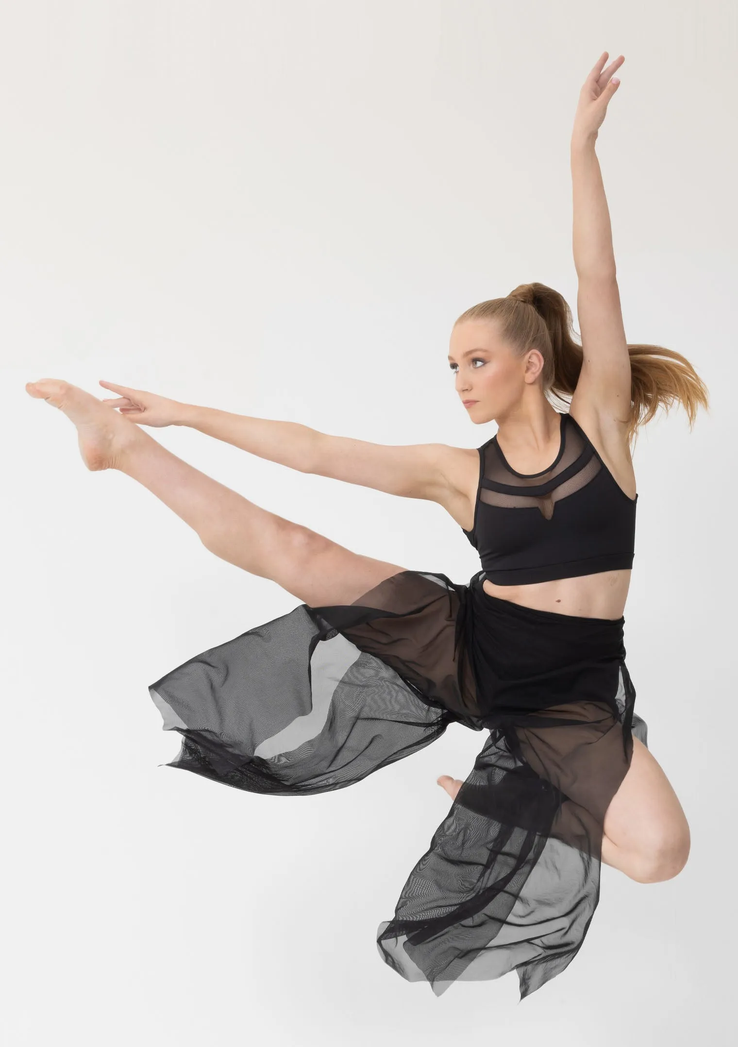 Mesh Wrap Pants