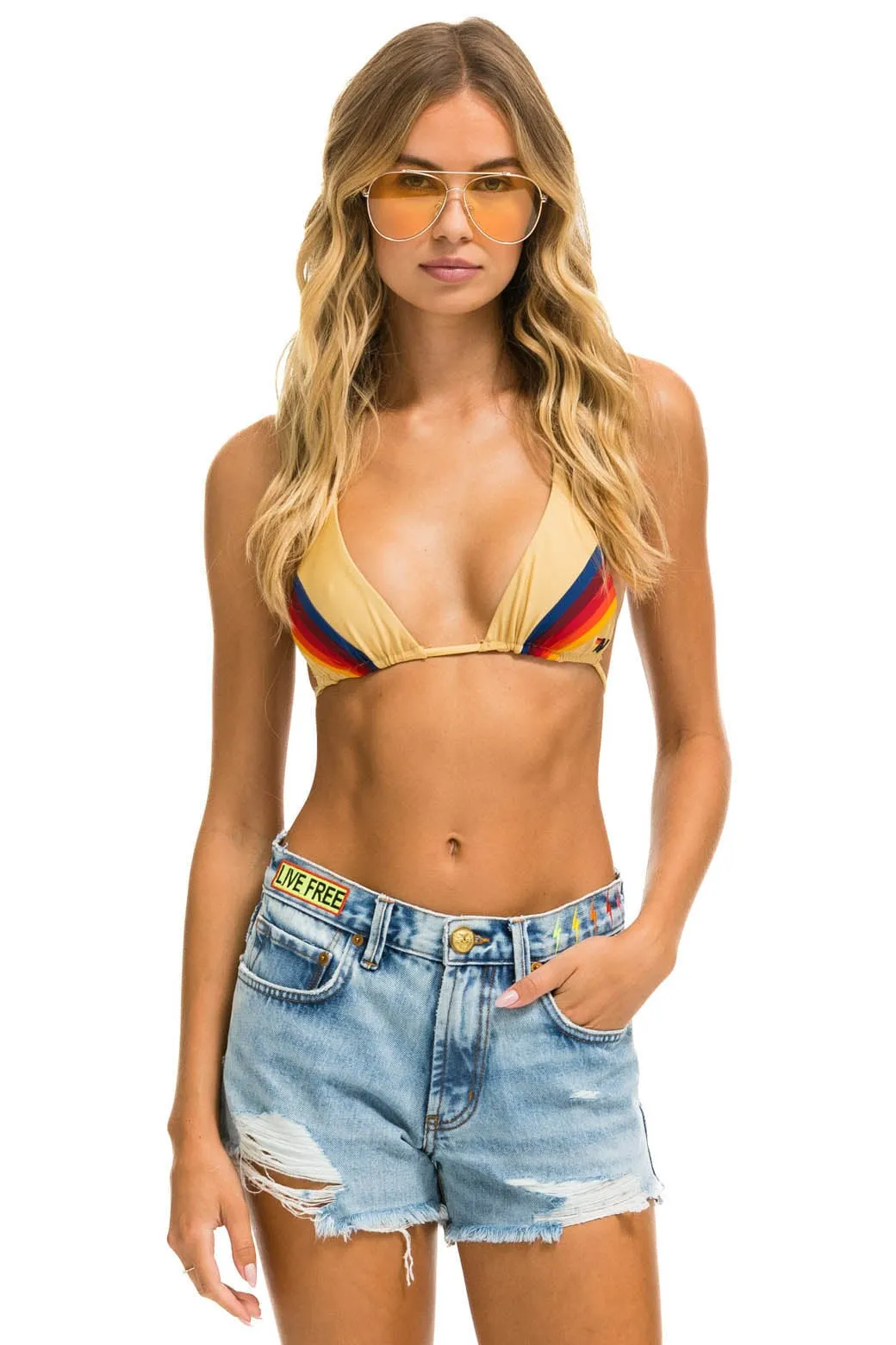 MID RISE BOYFRIEND CUTOFF JEAN SHORTS - SUPER LIGHT