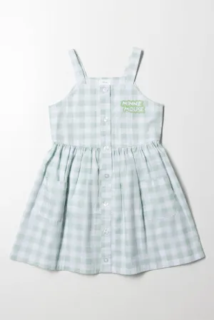 Minnie Mouse Strappy Dress Green