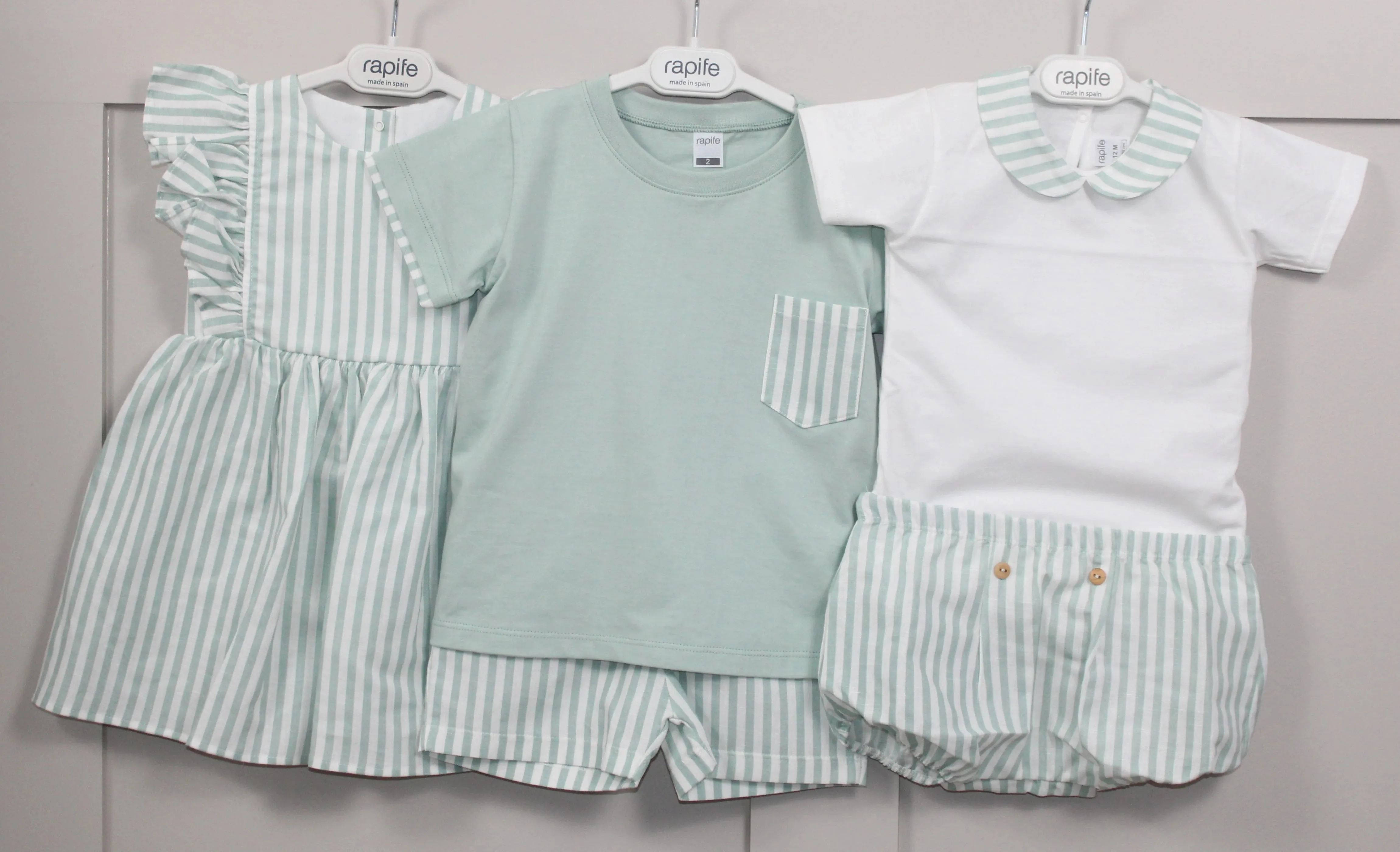Mint Stripe Bodysuit and shorts