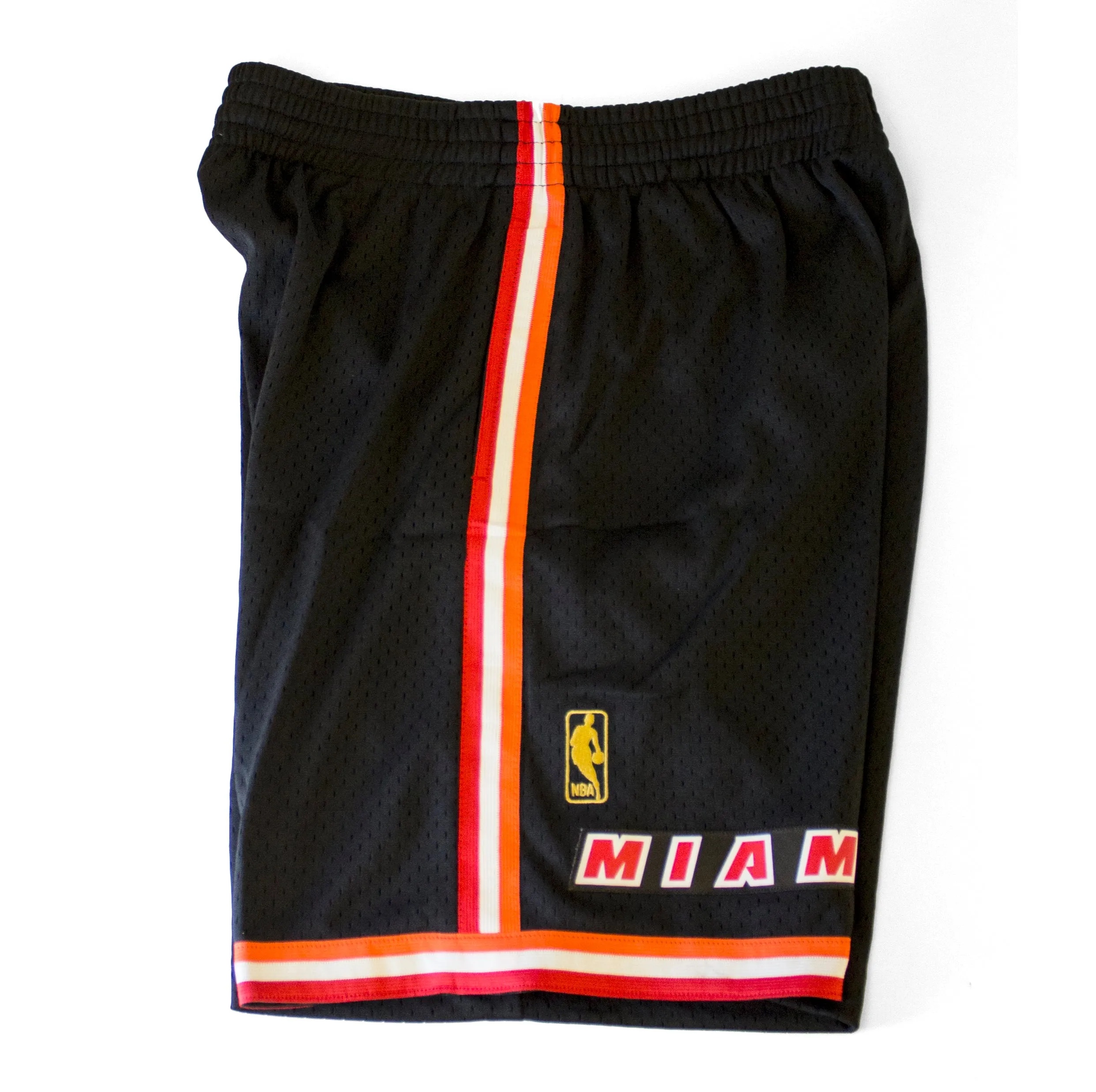 Mitchell & Ness Miami HEAT Swingman Shorts Black