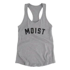 Moist Funny Women's Racerback Tank