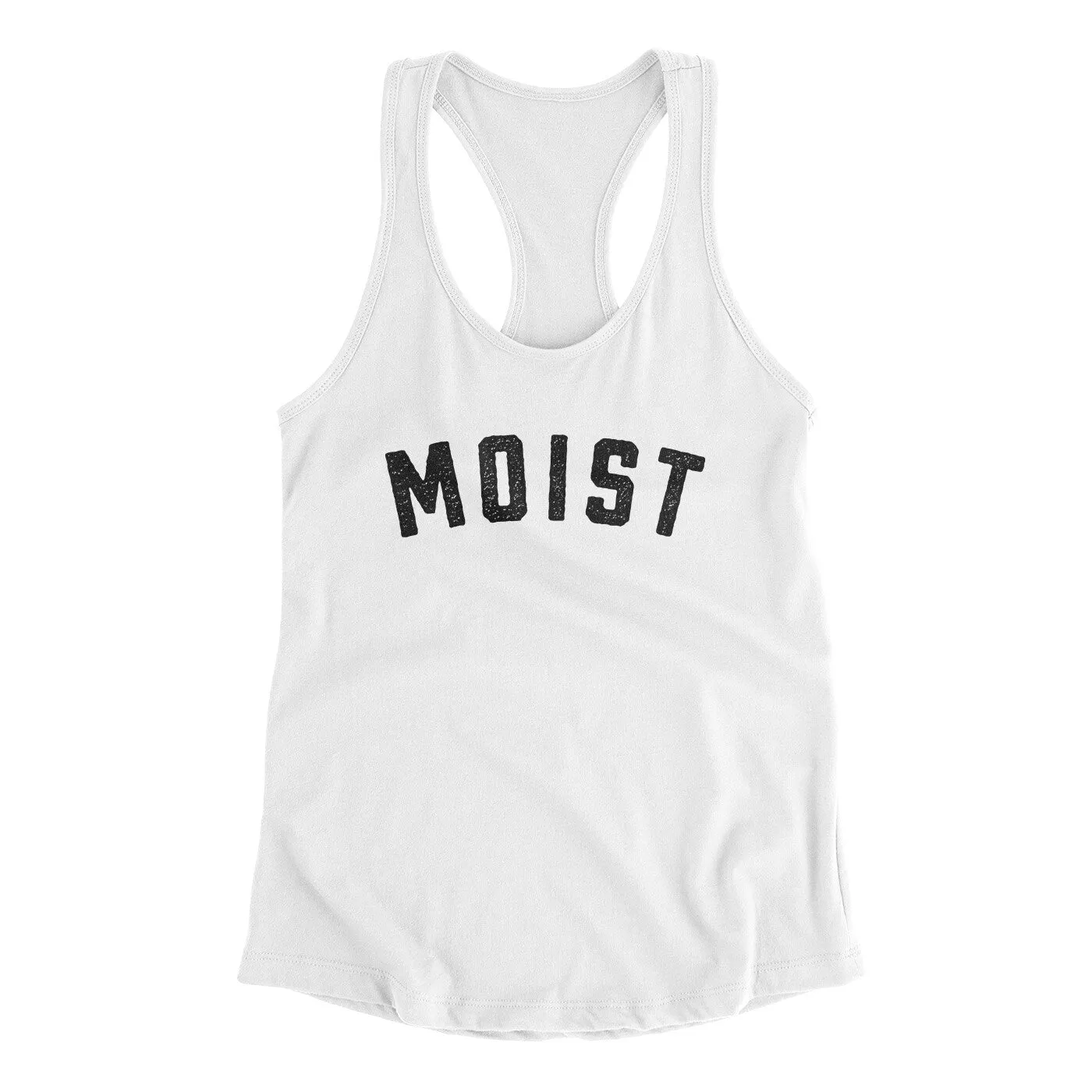 Moist Funny Women's Racerback Tank