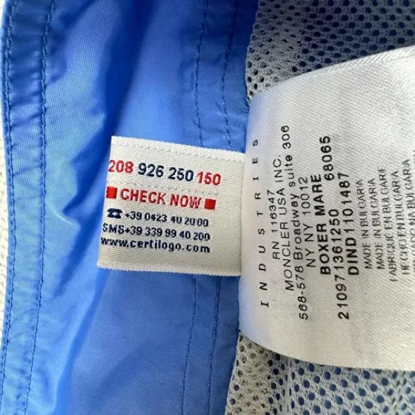 Moncler Grenoble Swim Shorts - Blue (Unused)