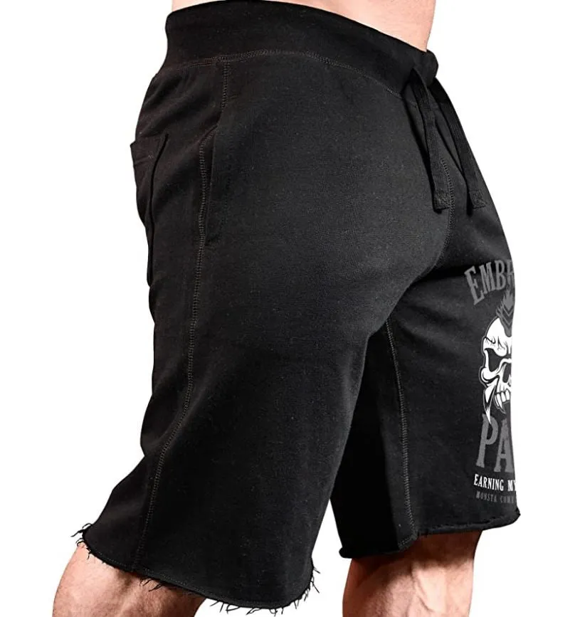 Monsta Clothing Co. Men's Sweat Shorts Workout Embrace Pain