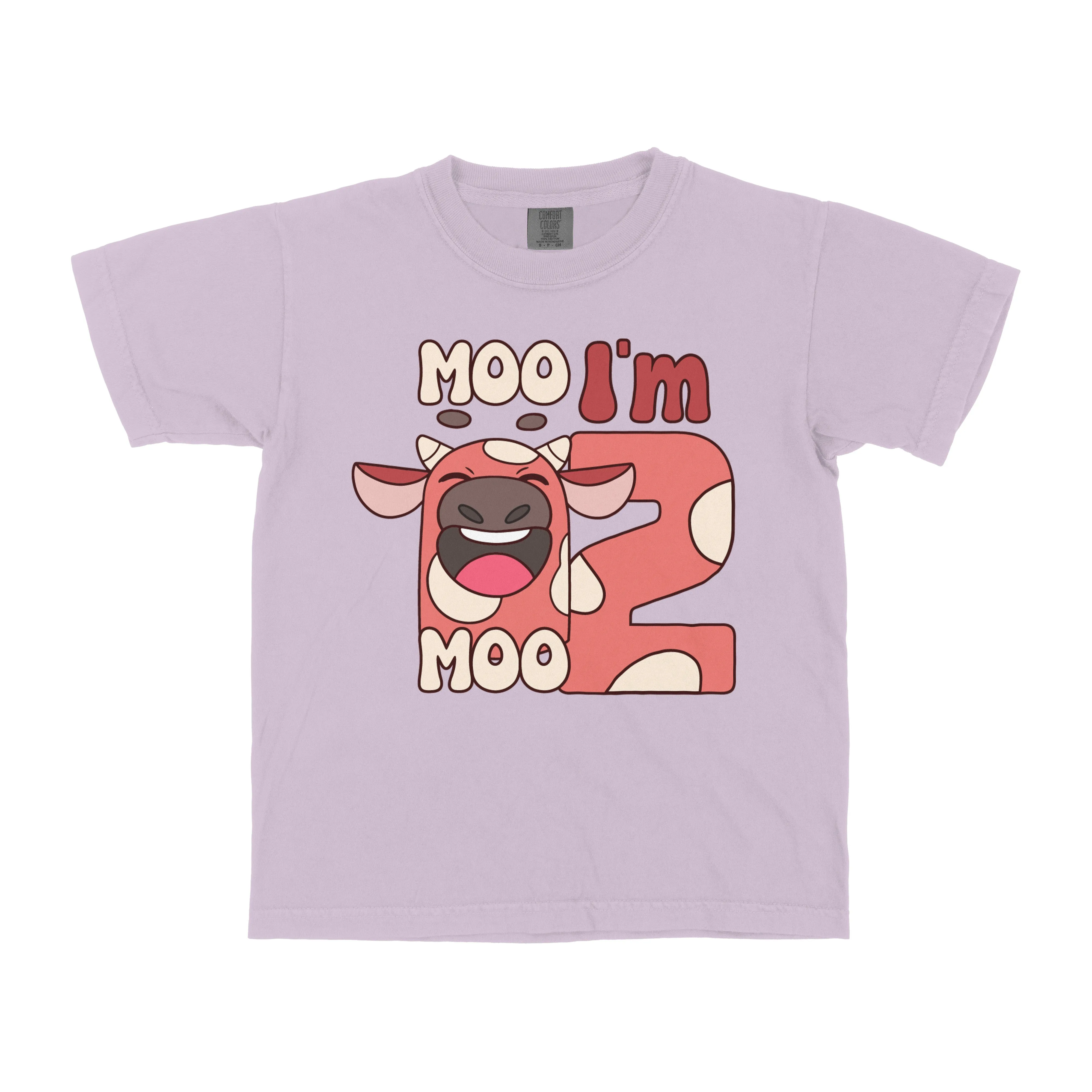 MOO I AM FARM BIRTHDAY CUSTOM YOUTH SHIRT