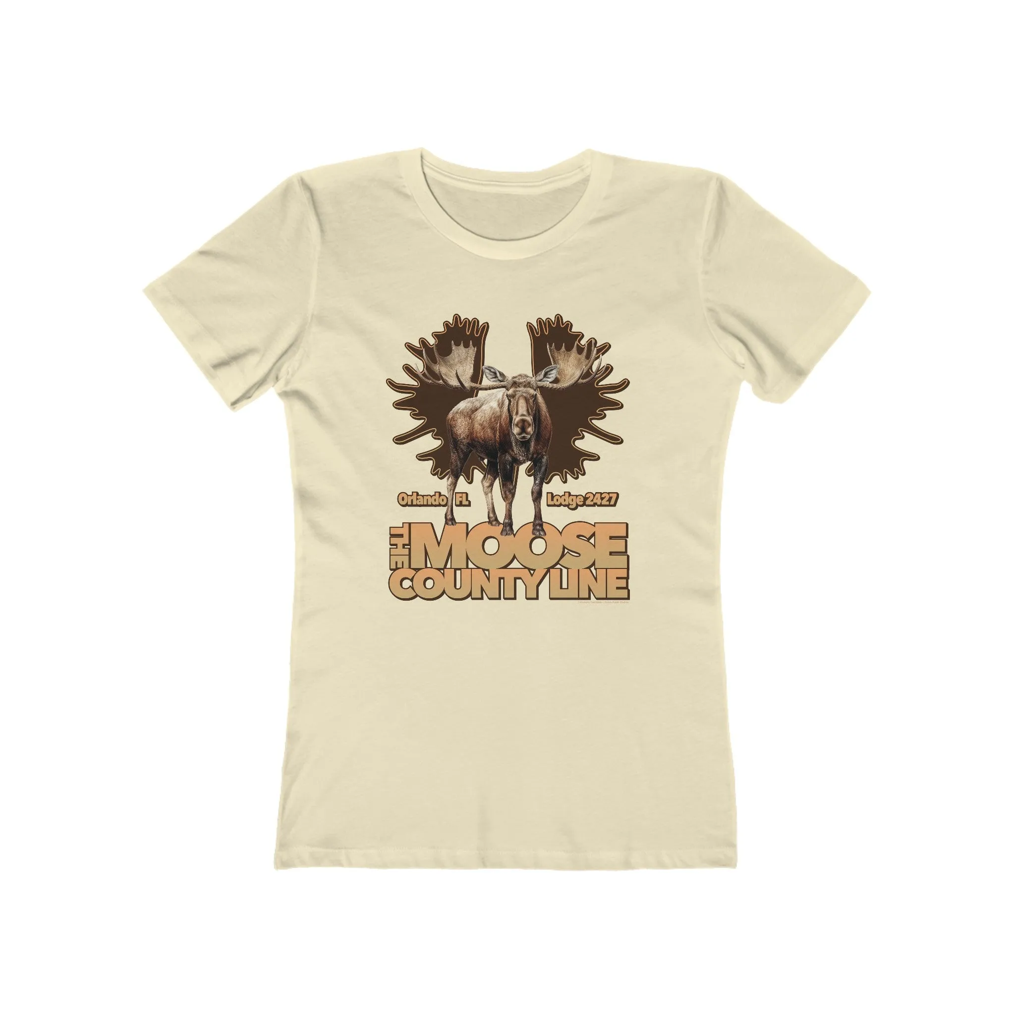 Moose Lodge 2427 - Moose Antlers - Women's T-Shirt (Front Print Only)