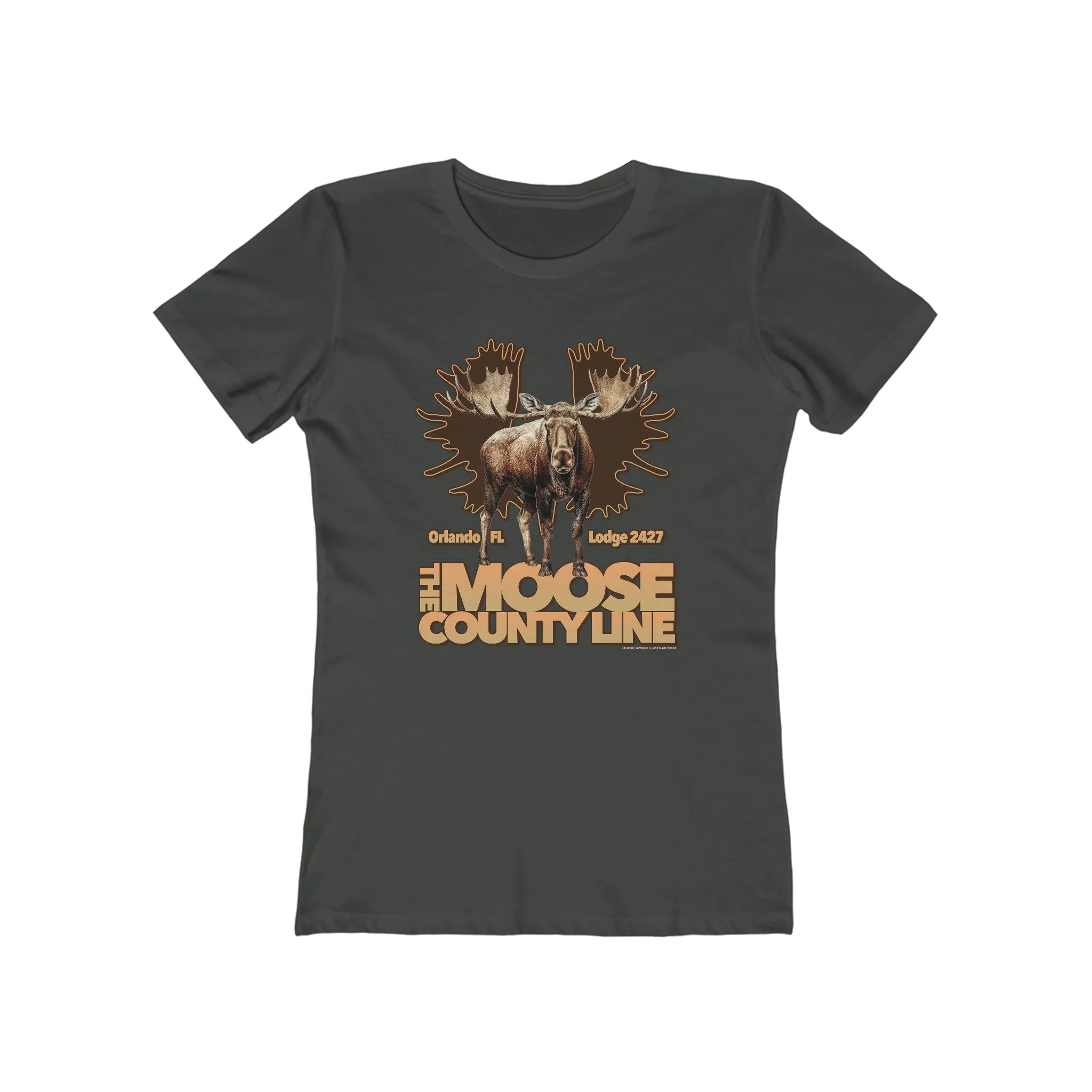 Moose Lodge 2427 - Moose Antlers - Women's T-Shirt (Front Print Only)