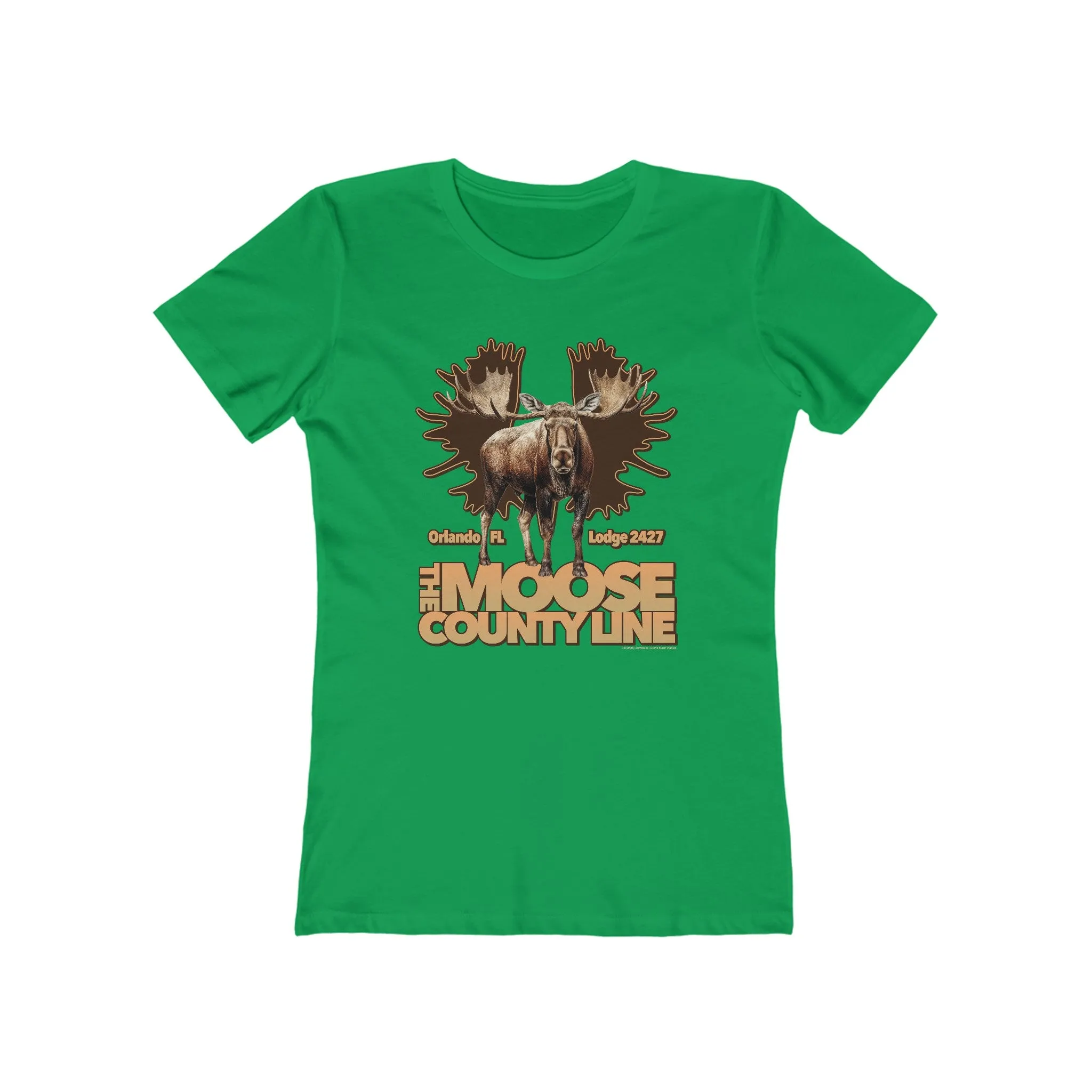 Moose Lodge 2427 - Moose Antlers - Women's T-Shirt (Front Print Only)