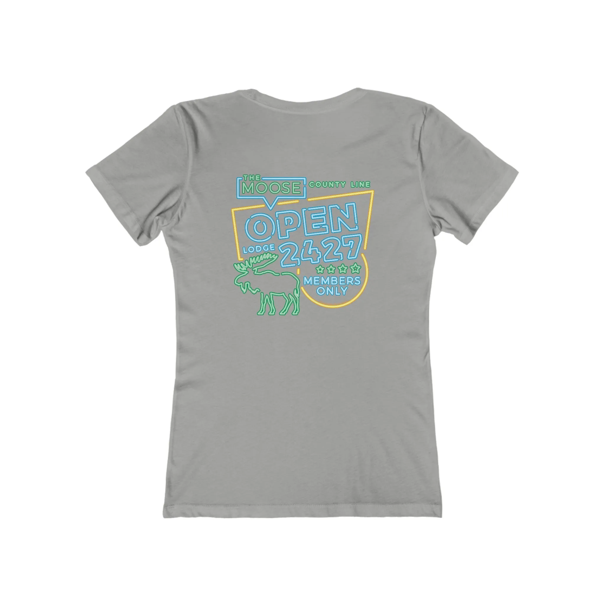 Moose Lodge 2427 - Moose Open 2427 - Women's T-Shirt (Front & Back Print)