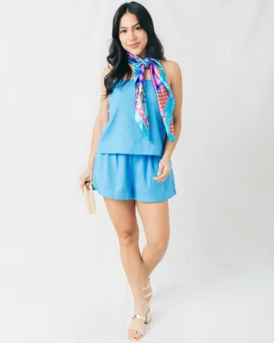 Morning Walk Elastic Waist Shorts