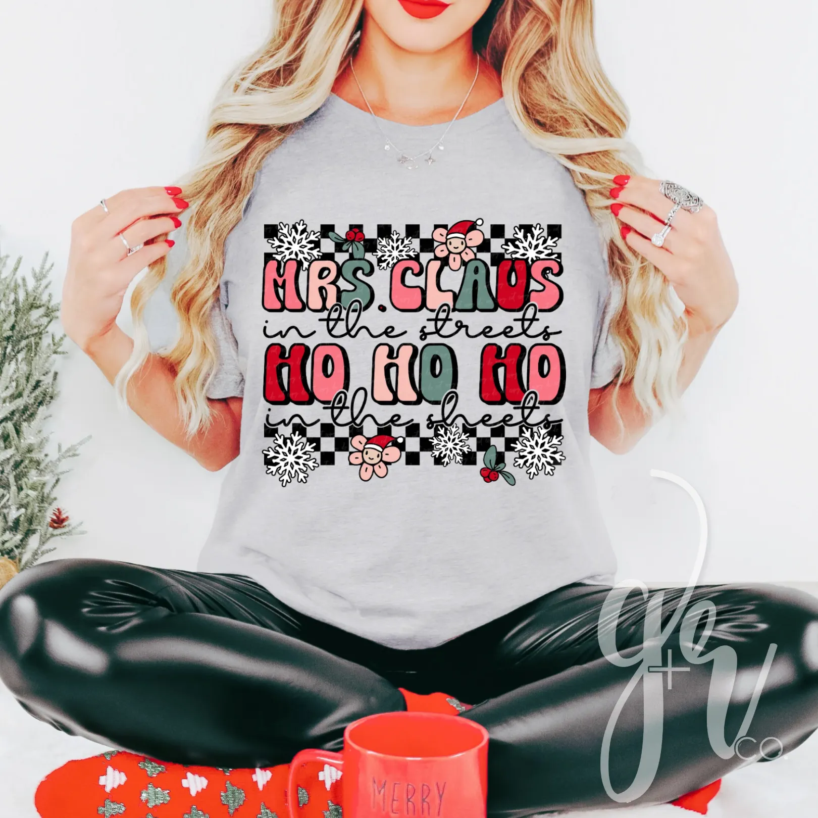 Mrs. Claus in the Streets