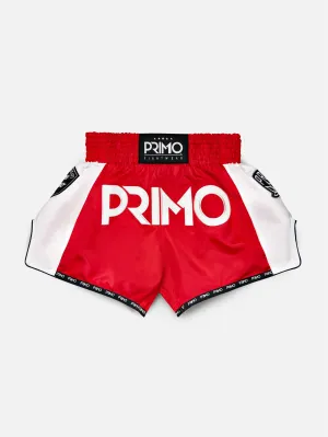 Muay Thai Shorts - Free Flow Series - Stadium Classic Red
