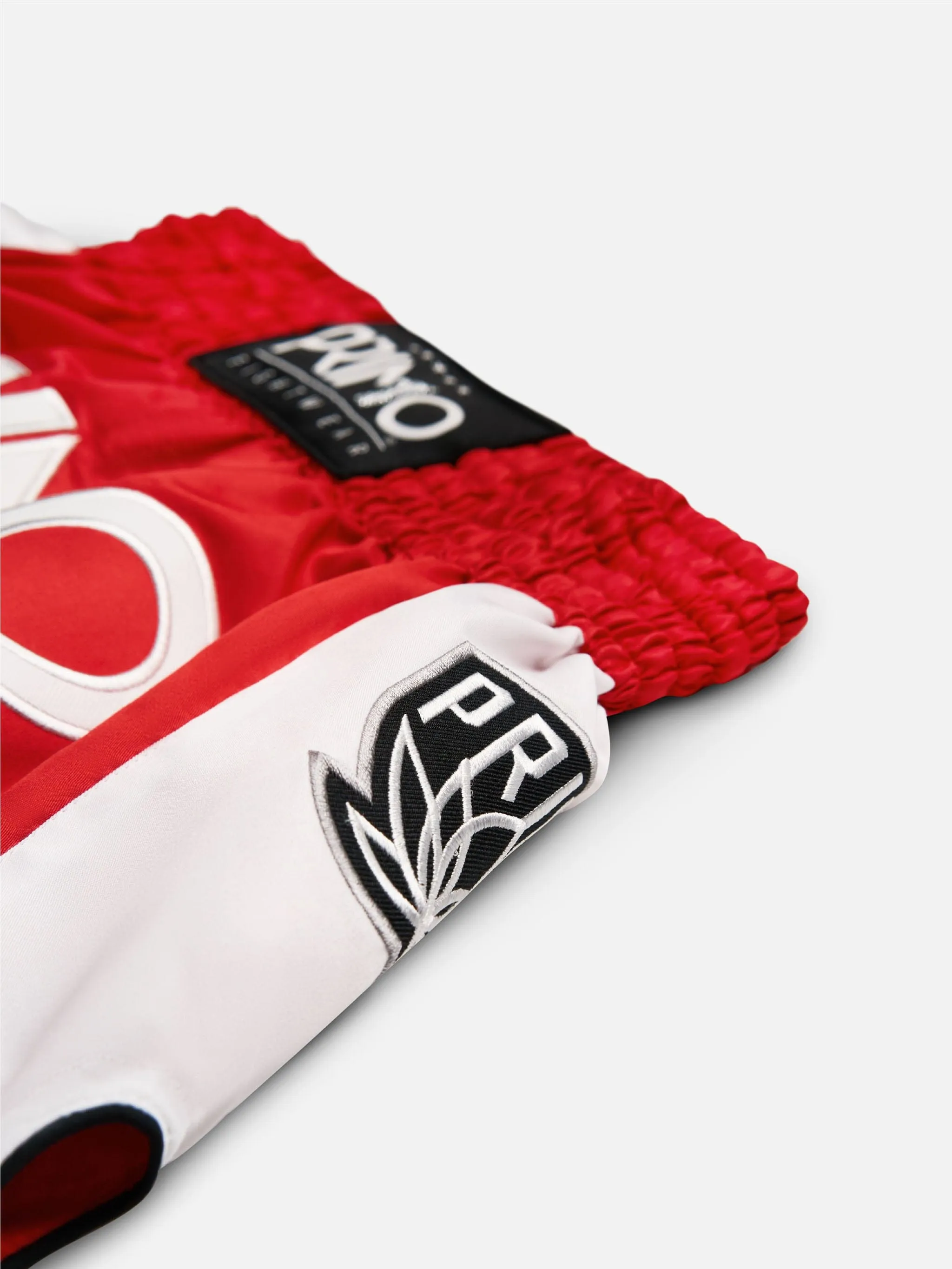 Muay Thai Shorts - Free Flow Series - Stadium Classic Red