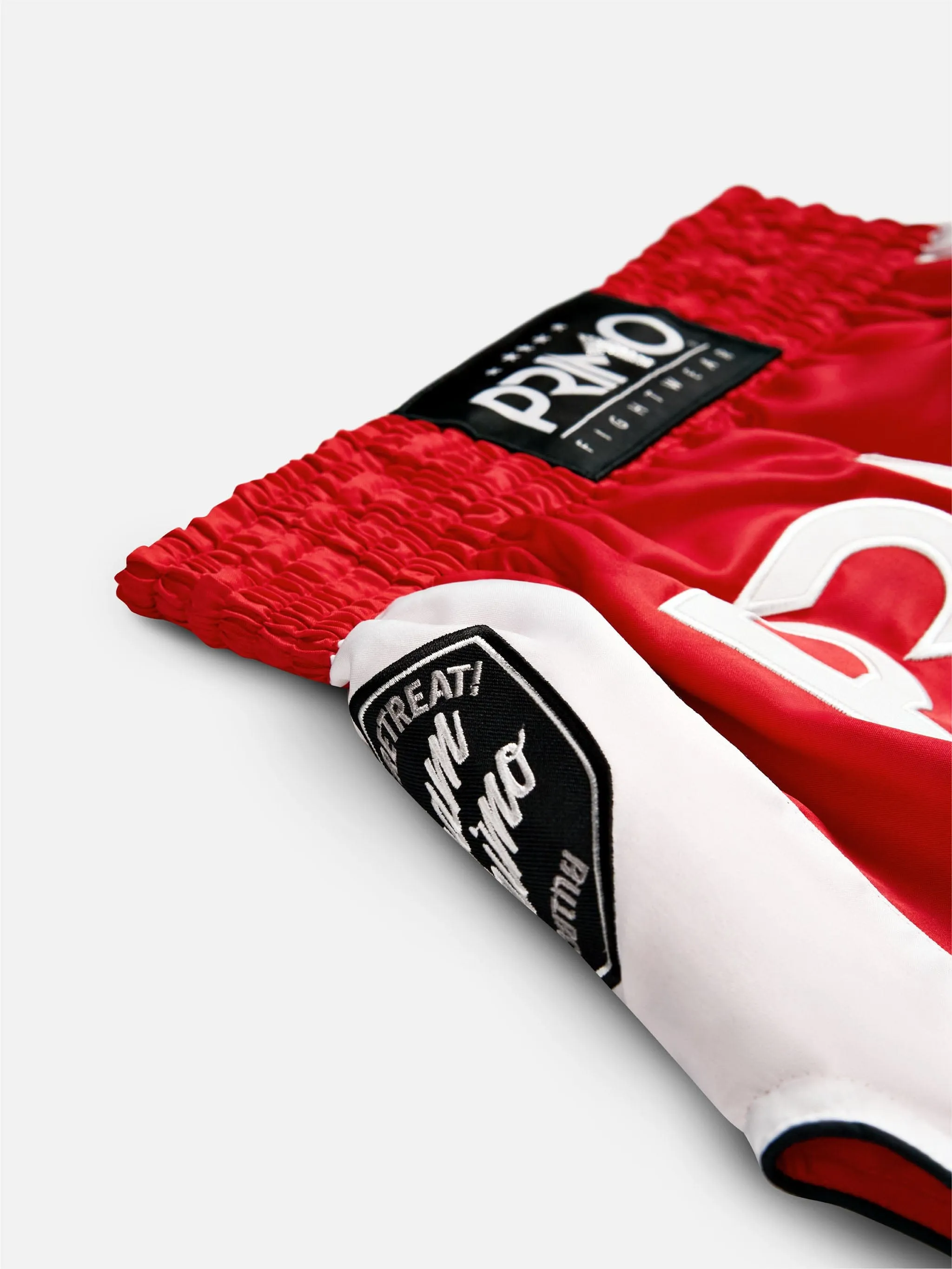 Muay Thai Shorts - Free Flow Series - Stadium Classic Red