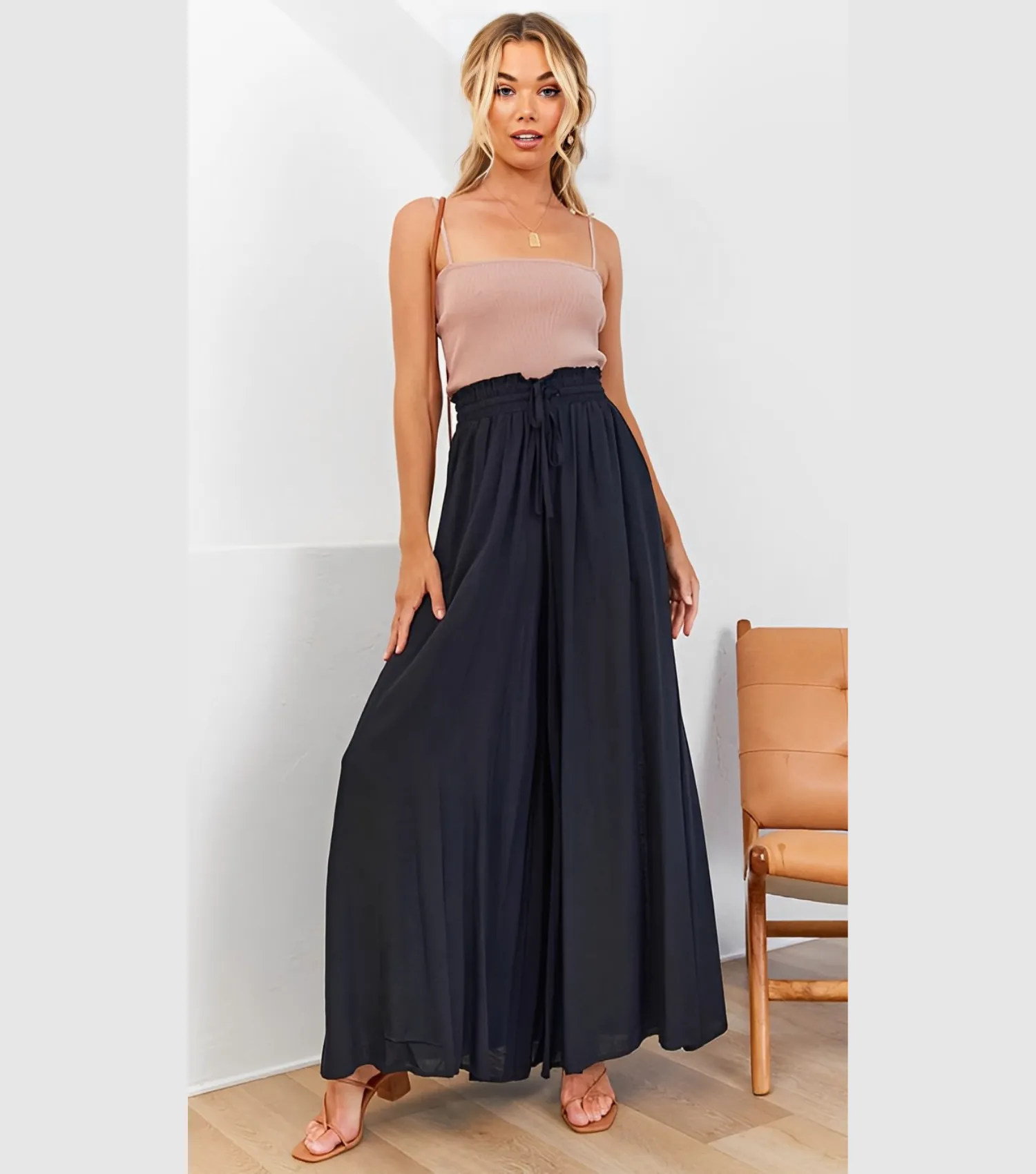 Natalia® | Wide Leg Pants, Loose And High Waisted