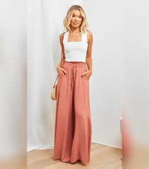 Natalia® | Wide Leg Pants, Loose And High Waisted
