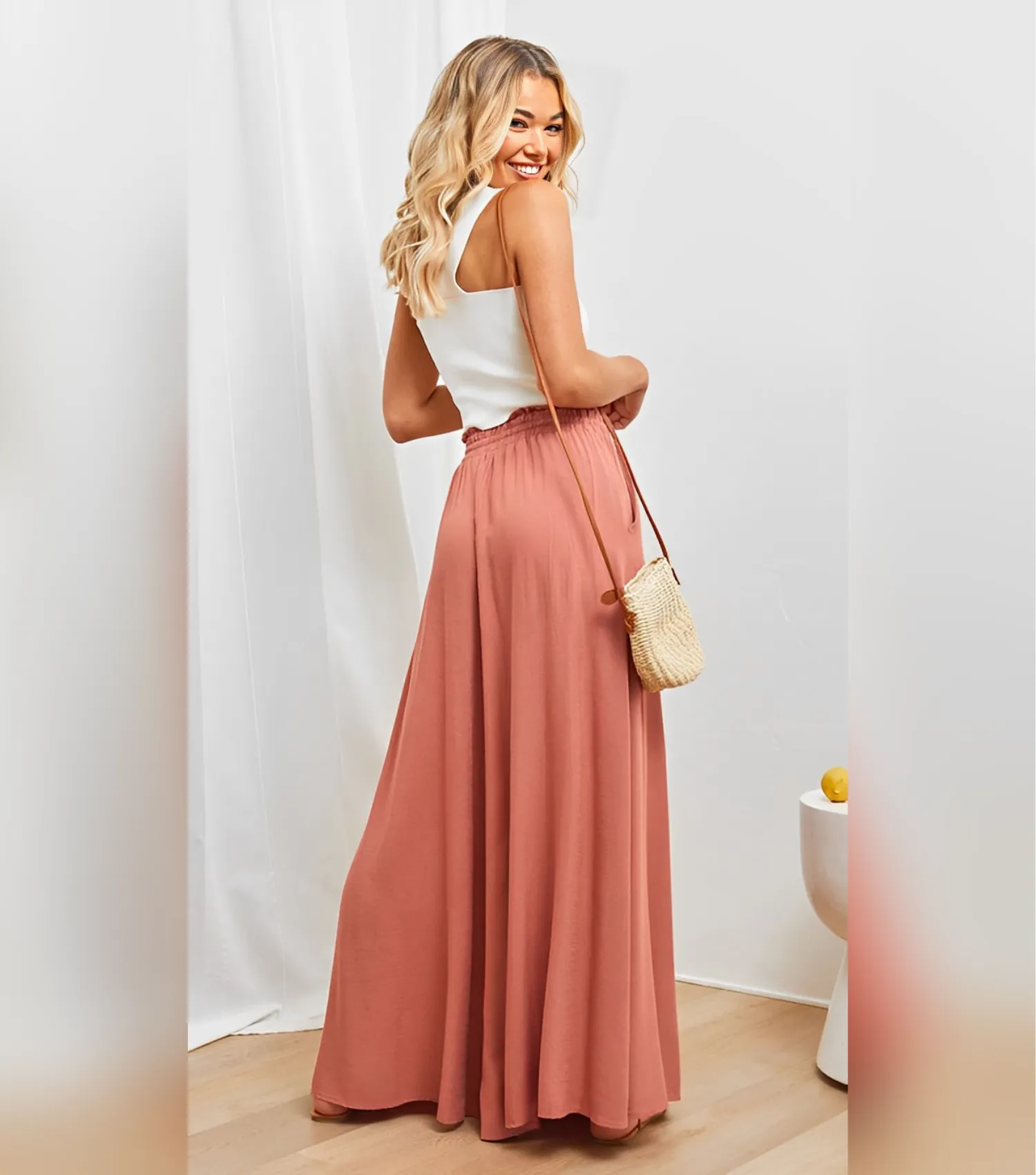 Natalia® | Wide Leg Pants, Loose And High Waisted